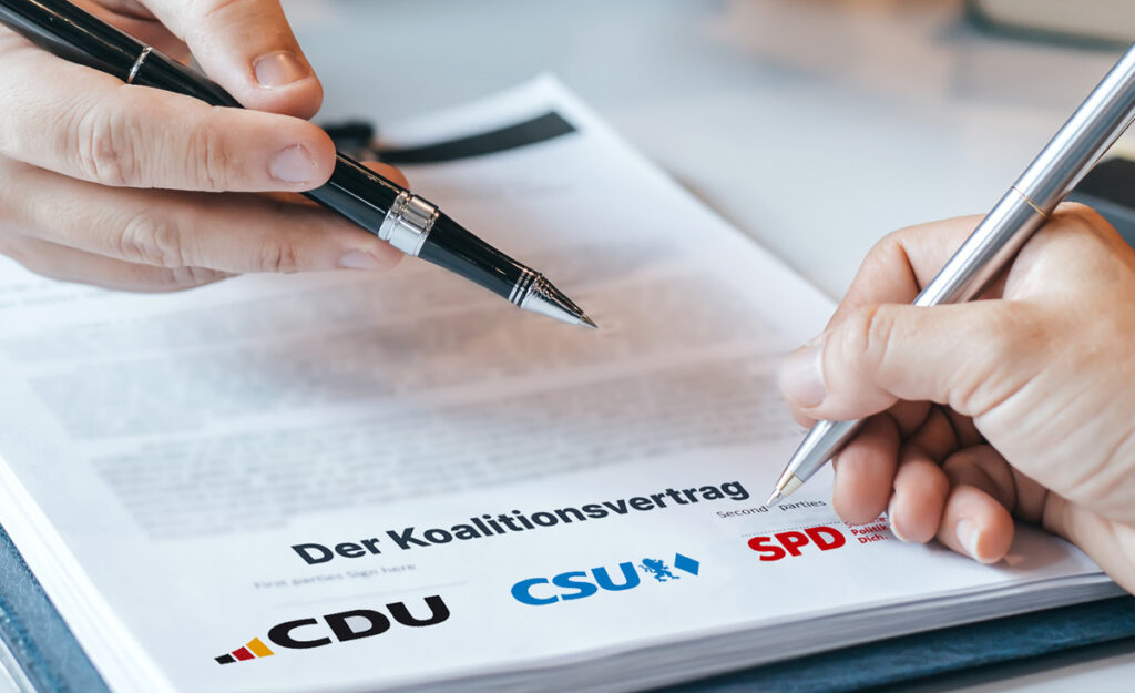 Der Koalitionsvertrag von CDU CSU und SPD